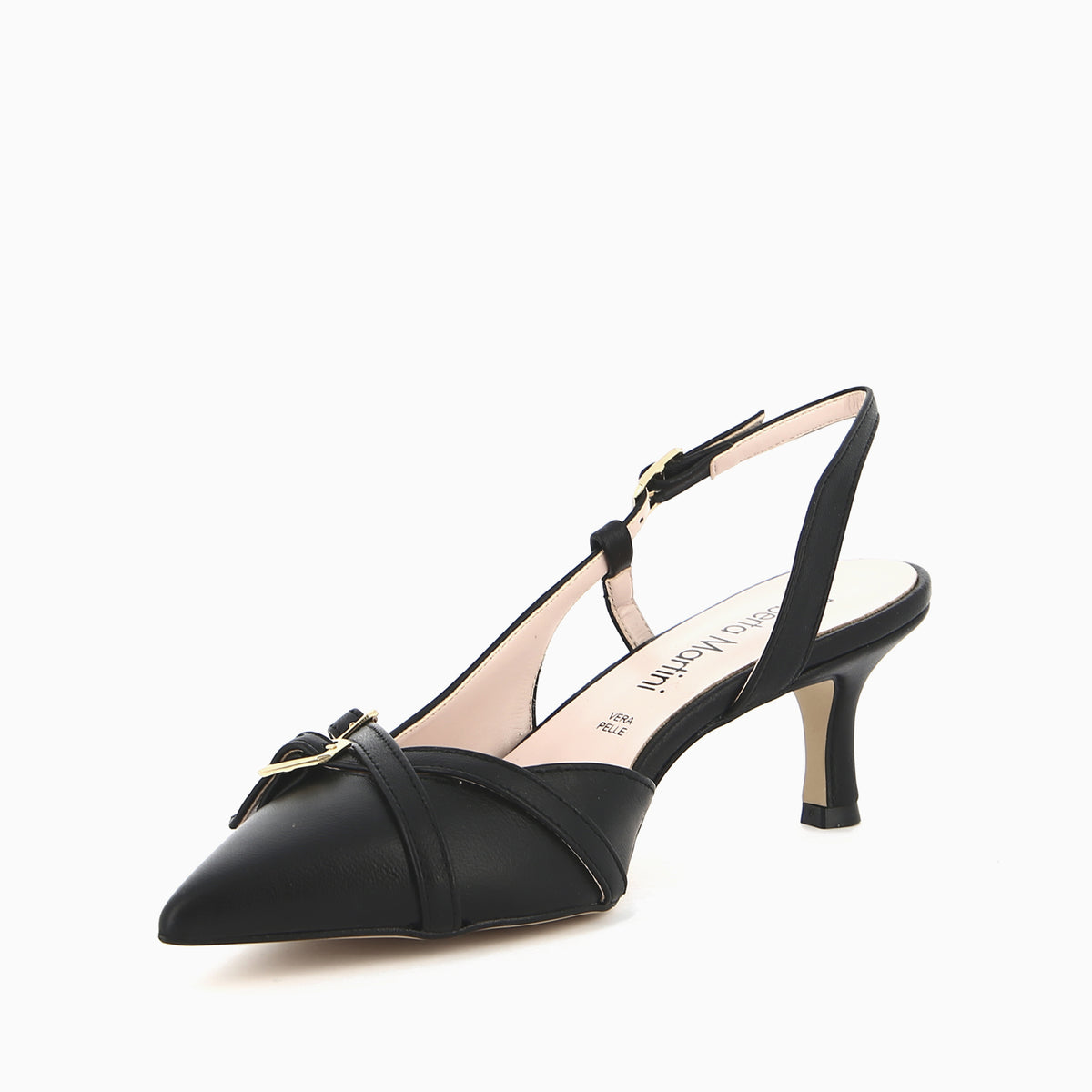 Slingback Alba in Vera Pelle Nappa