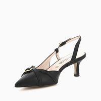 Slingback Alba in Vera Pelle Nappa