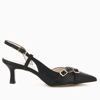 Slingback Alba in Vera Pelle Nappa