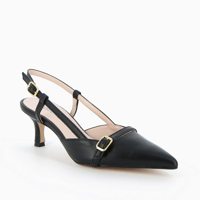 Slingback Alison Nappa Nero