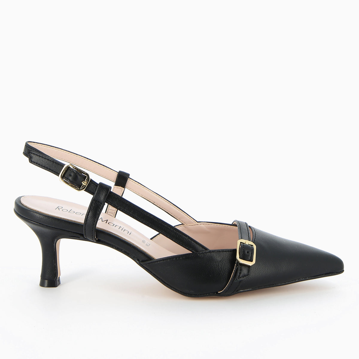 Slingback Alison Nappa Nero