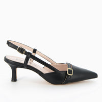 Slingback Alison Nappa Nero