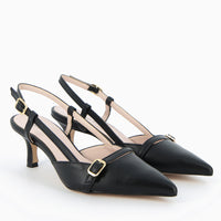 Slingback Alison Nappa Nero