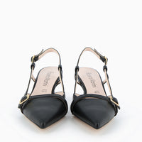 Slingback Alison Nappa Nero