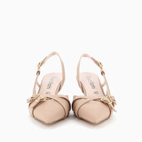 Slingback Alba in Vera Pelle Nappa