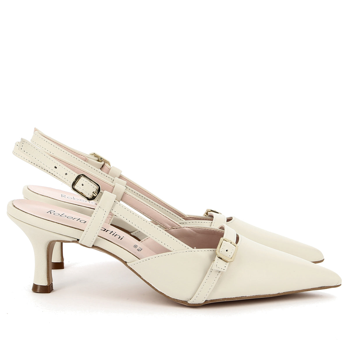 Slingback Alison in Vera Pelle Nappa