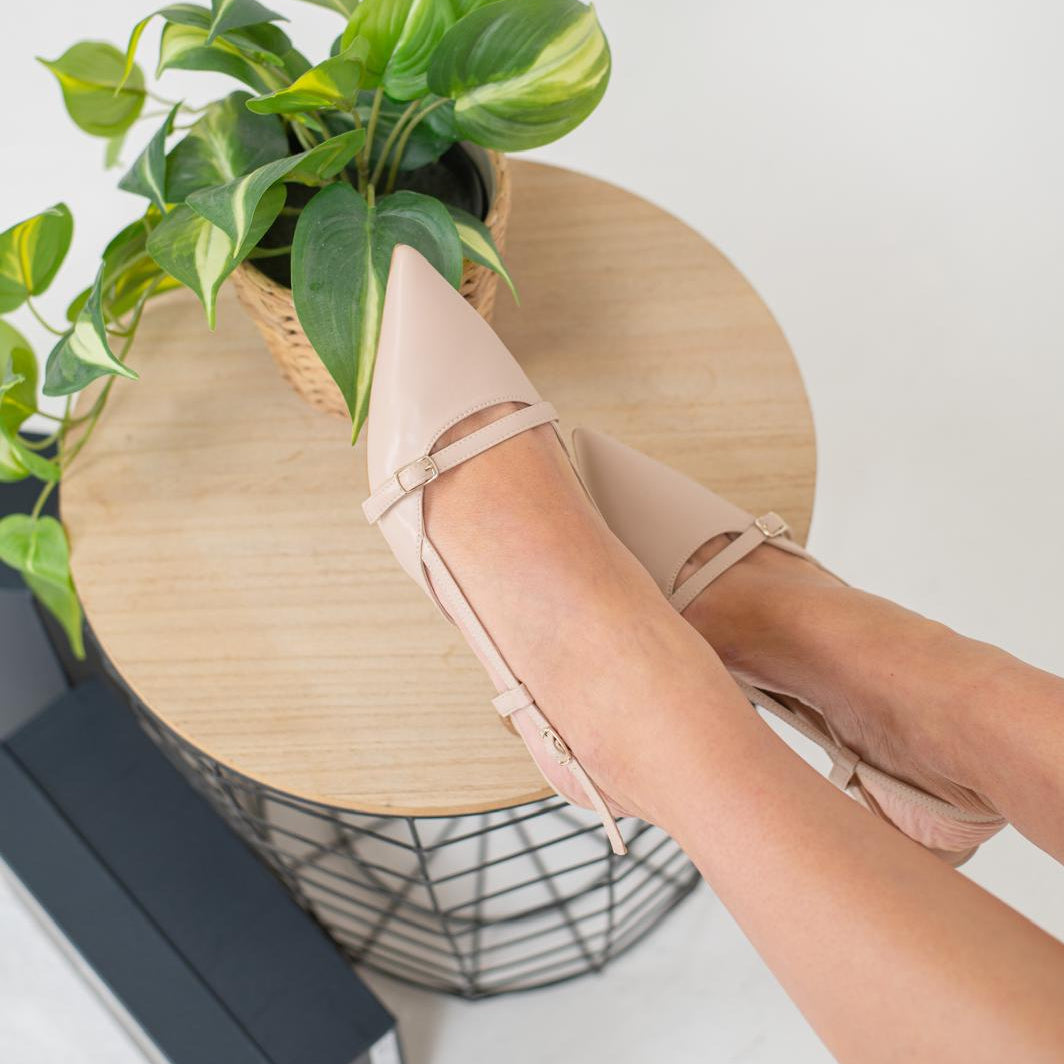 Slingback Alison in Vera Pelle Nappa