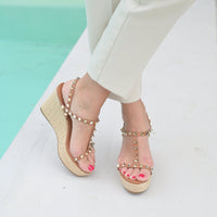 Pamela Tan Wedge Sandal