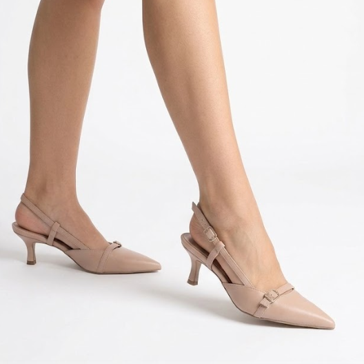 Slingback Alison in Vera Pelle Nappa