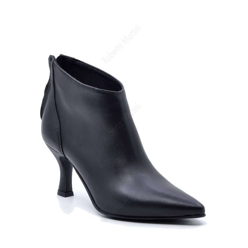 Botte Hanna en Cuir Noir